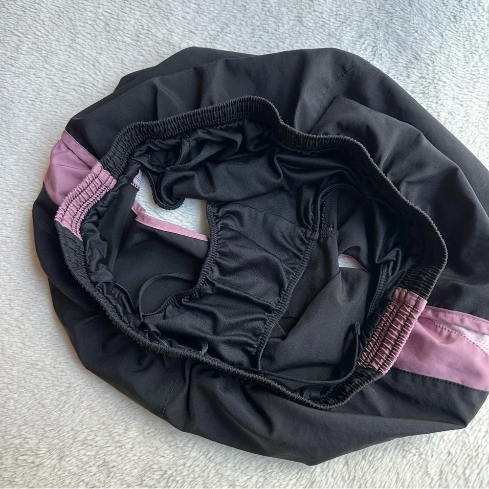Nike Women's 10K Running Shorts Dri-Fit Lined Black Pink Athletic Tempo 849394 M
